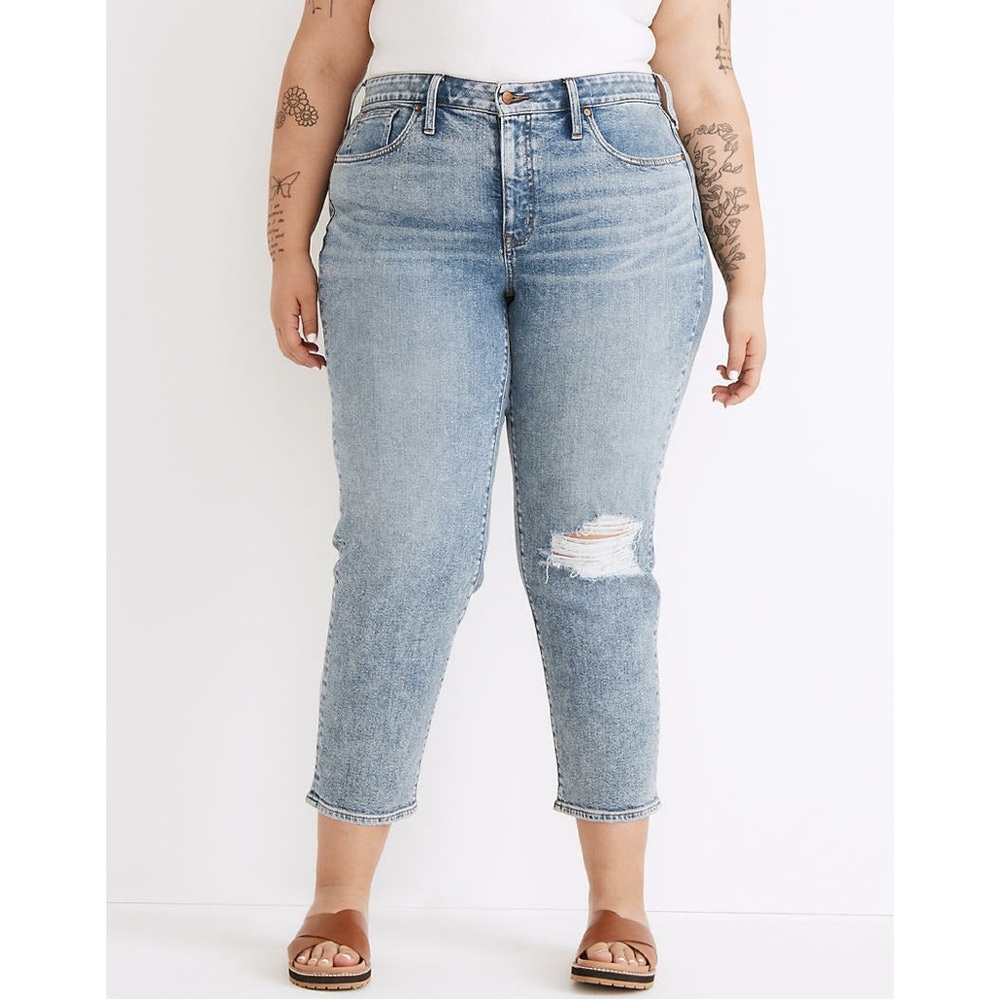 Madewell Girl Jean Berryton Wash Distressed Edition Jeans Size 22W
